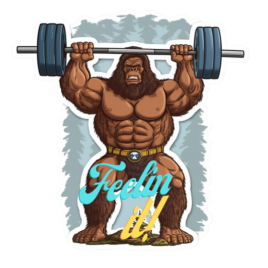 Sasquatch Pumping Iron