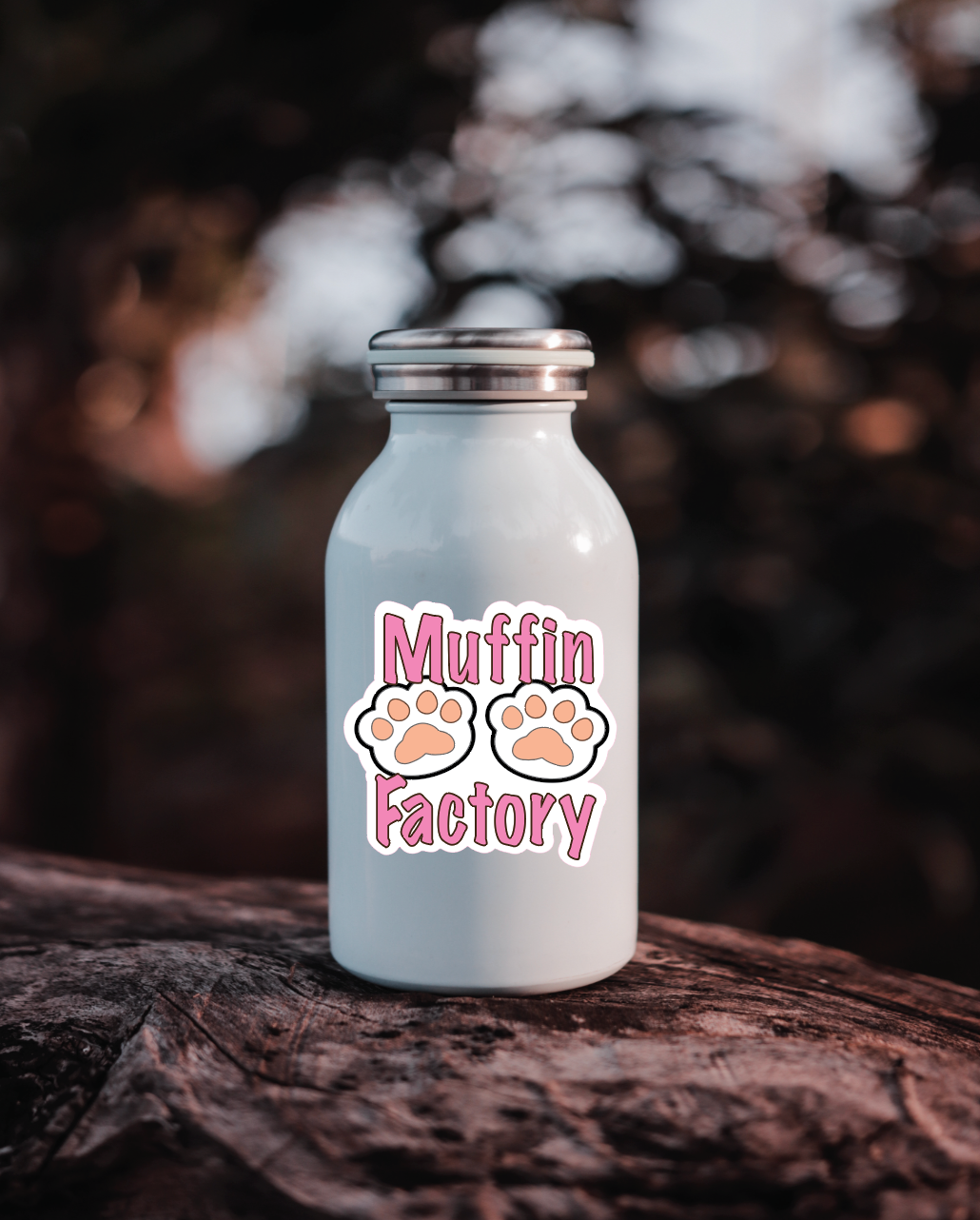 Muffin Factory Die Cut Sticker